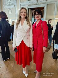 Anna Kutsenko, Director of the Department of Culture and Tourism of the Kyiv Regional State Administration, and Anastasia Lobortas