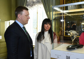 Lawyer Vadim Popko and his wife