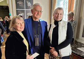 Emma Turos, Executive Director of the Canada-Ukraine Chamber of Commerce, Yuriy Vakulenko, General Director of the Kyiv National Art Gallery, Nelya Kukovalska, General Director of the National Reserve “Sophia of Kyiv”