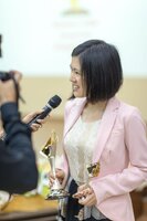 Hou Yifan gives interview to Arab journalists