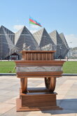 The world's only electromechanical chess "Marches on Bosporan" at the 42nd World Chess Olympiad in Baku.