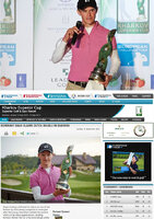 Фото внизу - Даан Х'юзінґ святкує перемогу в турнірі.