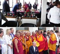 Geneva. Dalai Lama. Temple opening