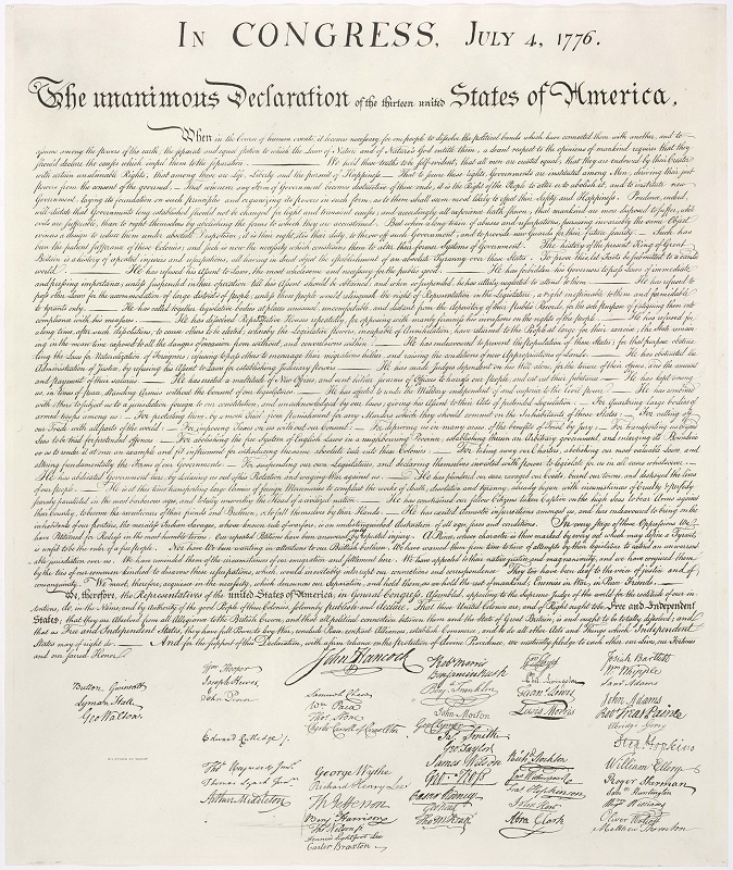 United States Declaration of Independence1